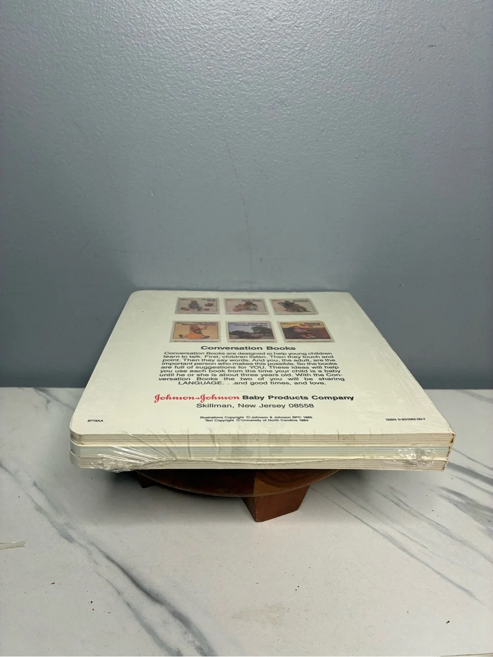 1985 Johnson & Johnson Conversation Books Set of 3 Sealed Child Development